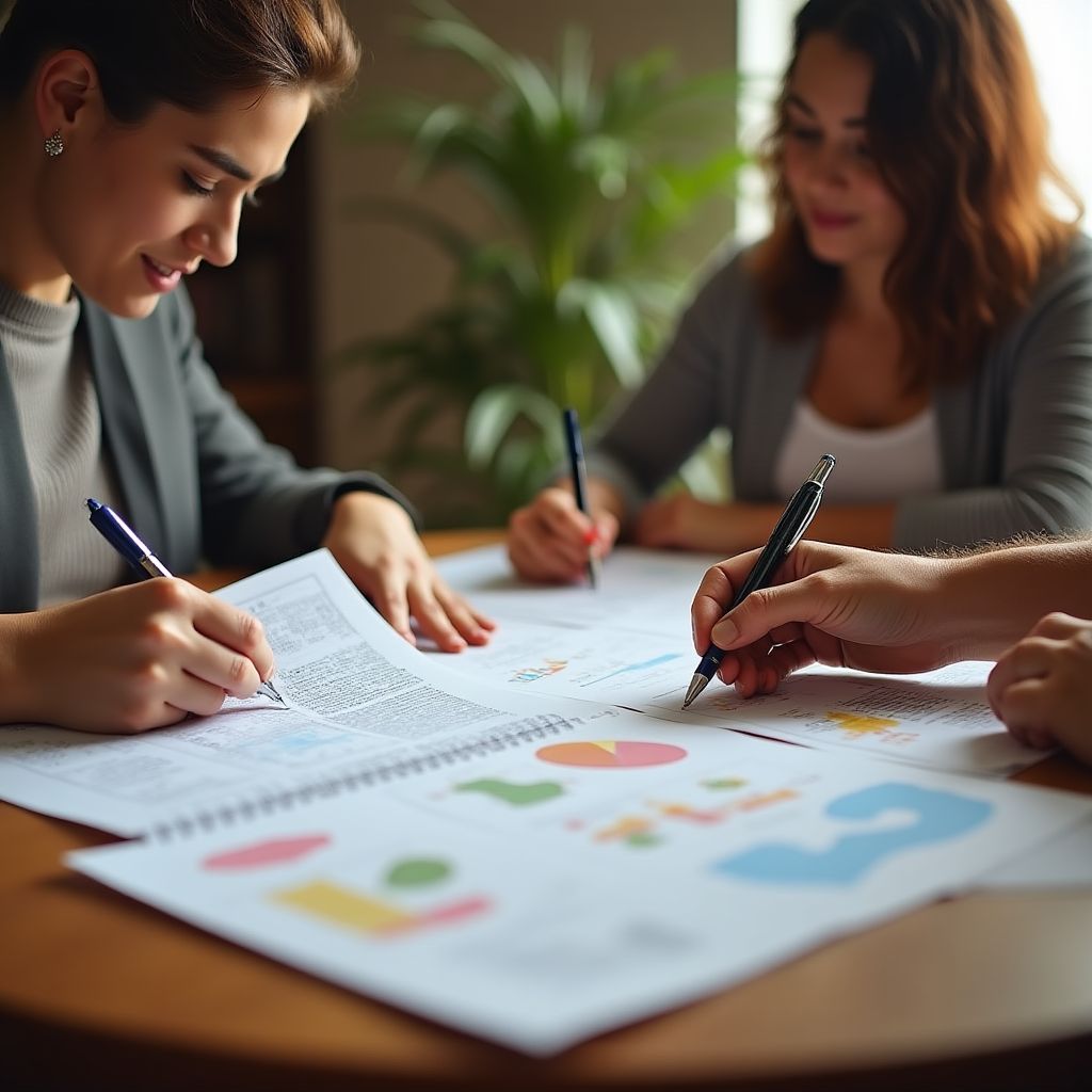 Sesión de reestructuración cognitiva financiera